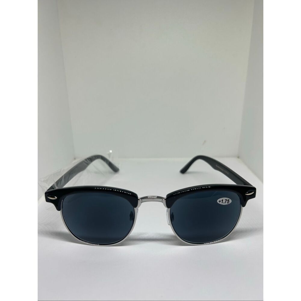 Black Sun Readers +1.75 Lens UV Protection Sunglasses - Picture 2 of 3